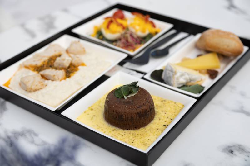 Plateaux repas dans l'heraut